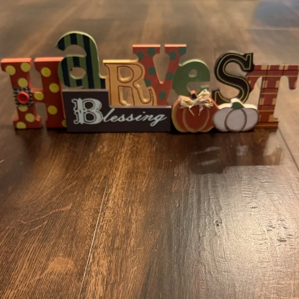 Hobby Lobby Colorful Harvest Blessing Decor